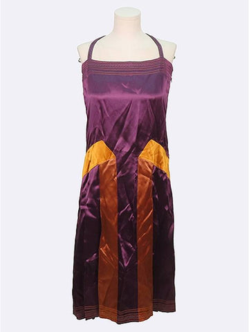 524352VET50 Purple color silk women s tank top dress size 40 - BOTTEGA VENETA - BALAAN 1