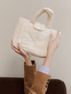 padded tote bag ivory - ANOETIC - BALAAN 4