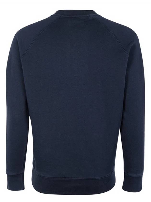 Grey Fox Head Patch Classic Sweatshirt Navy - MAISON KITSUNE - BALAAN 3