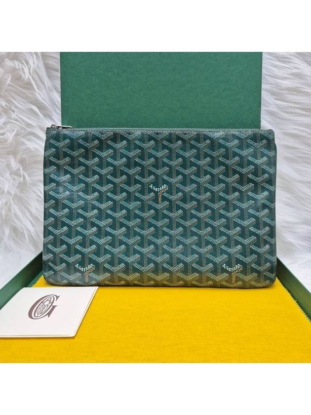 Sena Clutch Bag MM Special Green - GOYARD - BALAAN 2