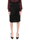 Women's Pliss? H Line Skirt Black - GIVENCHY - BALAAN.