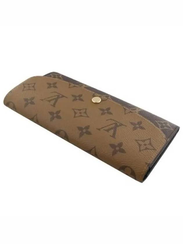 Emilie Monogram Reverse Canvas Long Wallet Brown - LOUIS VUITTON - BALAAN 7