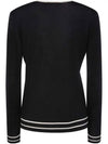 23FW SEMELE Vneck wool cardigan black 2393460139 012 - MAX MARA - BALAAN 3