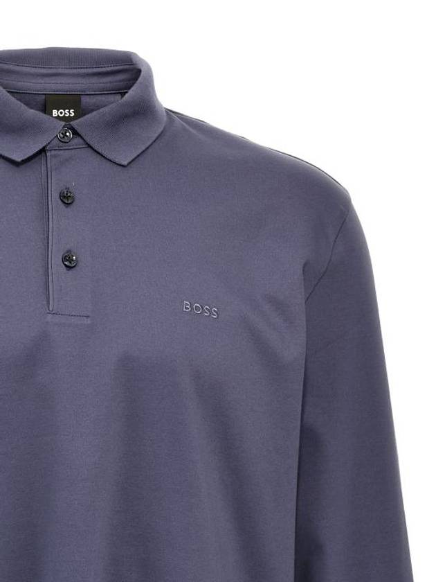 Embroidered Logo Polo Shirt Navy - HUGO BOSS - BALAAN 4