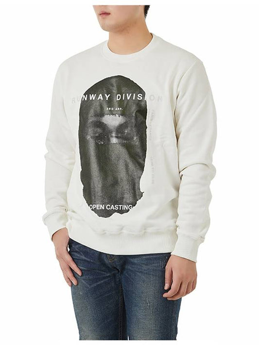 NUW19283 081 Kanye Mask White Sweatshirt - IH NOM UH NIT - BALAAN 1