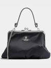 Granny satin frame cross bag black - VIVIENNE WESTWOOD - BALAAN 2