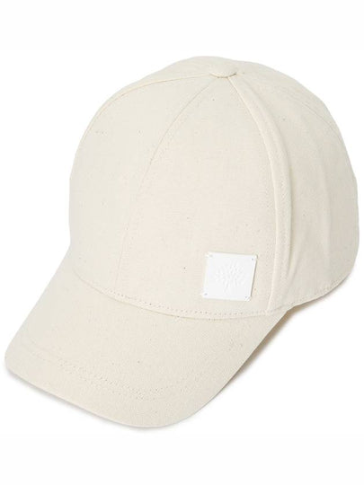 Solid Logo Patch Ball Cap Beige - MULBERRY - BALAAN 2