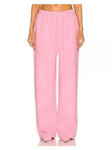 Women s Cotton Sweatpants Pink 674594 TKVB5 - BALENCIAGA - BALAAN 1