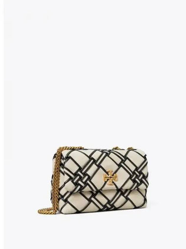 Kira Woven Canvas Small Convertible Shoulder Bag Crossbag Natural Black Domestic Product GM0024012377121 - TORY BURCH - BALAAN 1