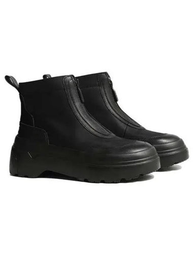 Explorer Zipper Platform Middle Boots Black - HUNTER - BALAAN 1