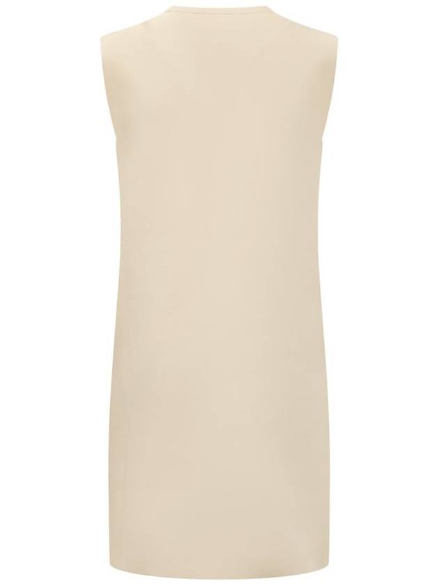 Midi Dress J02CT0356J19155 280 BEIGE - JIL SANDER - BALAAN 3