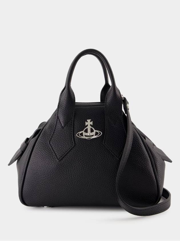 Yasmine Small Tote Bag Black - VIVIENNE WESTWOOD - BALAAN 2