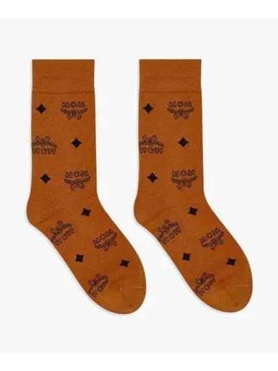 Monogram Knit Socks Brown - MCM - BALAAN 2