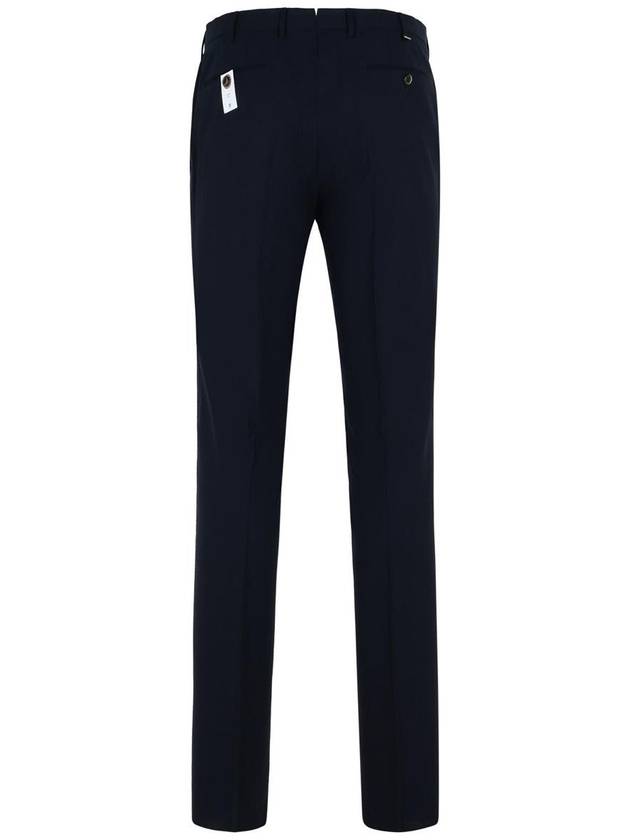 Pt01 'Slim' Navy Virgin Wool Pants - PT01 - BALAAN 3