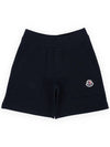 Kids Waffen Patch Shorts Navy 8H00014 809AG 778 8 10A - MONCLER - BALAAN 3