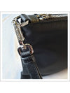 Re-Nylon and Saffiano Leather Clutch Bag Black - PRADA - BALAAN 7