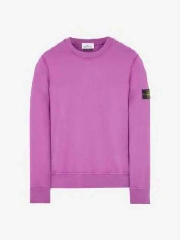 Wappen Patch Crew Neck Sweatshirt Magenta - STONE ISLAND - BALAAN 2