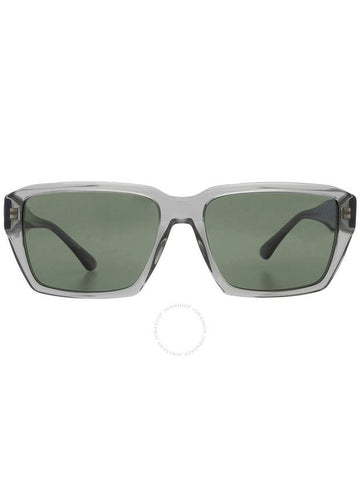 Emporio Armani Dark Green Rectangular Men's Sunglasses EA4186 536271 58 - EMPORIO ARMANI - BALAAN 1