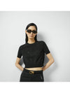 GG Interlocking Cashmere Knit Top Black - GUCCI - BALAAN 3