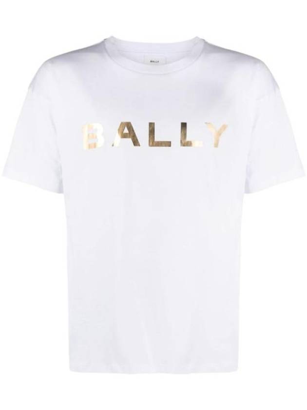 short sleeve t-shirt MJE04T CO018 U001 WHITE - BALLY - BALAAN 1