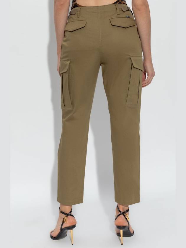 Tom Ford Pants In Cargo Style, Women's, Green - TOM FORD - BALAAN 4