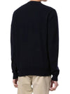 Men s Gold Heart Waffen Wool Cardigan Black P1N050 AX N050 051 1 - COMME DES GARCONS - BALAAN 3