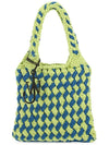 Anchor Logo Tag Knit Tote Bag Green - JW ANDERSON - BALAAN 3