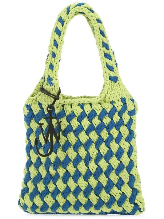 Anchor Logo Tag Knit Tote Bag Green - JW ANDERSON - BALAAN 2