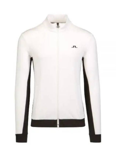 Callum Logo Zip-Up Jacket White - J.LINDEBERG - BALAAN 2