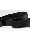 LV Aerogram 35mm leather belt black - LOUIS VUITTON - BALAAN 4