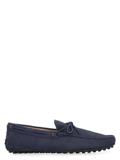 City Bow Detail Driving Shoes Navy - TOD'S - BALAAN 2