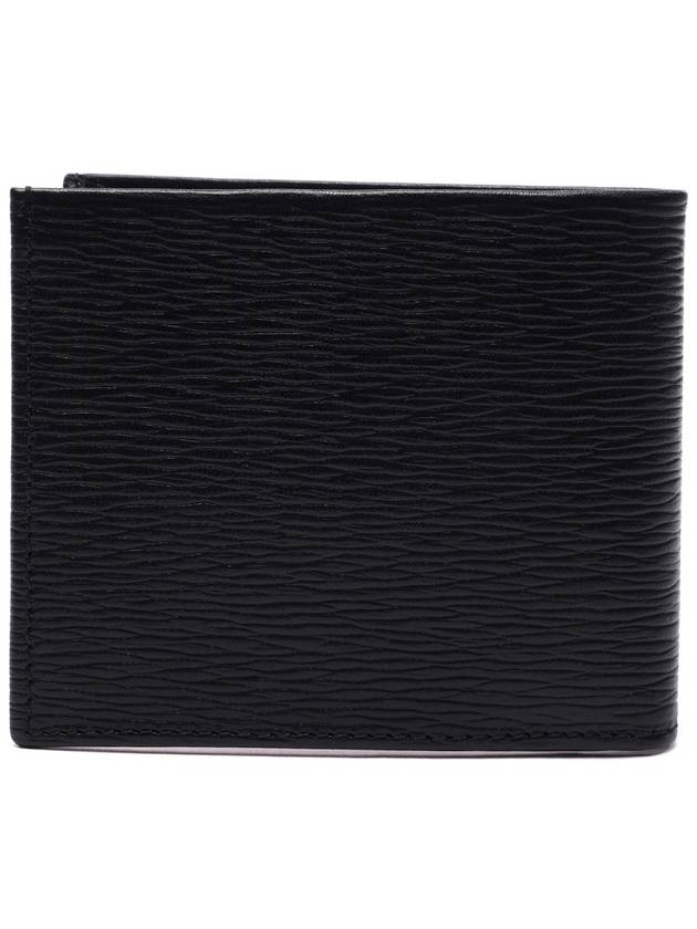 Gancini Half Wallet Black - SALVATORE FERRAGAMO - BALAAN 5