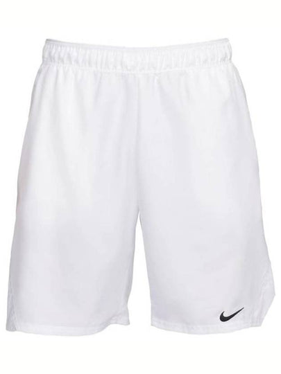 Men's Court Victory Dry Fit Shorts 9 Inch White - NIKE - BALAAN 2