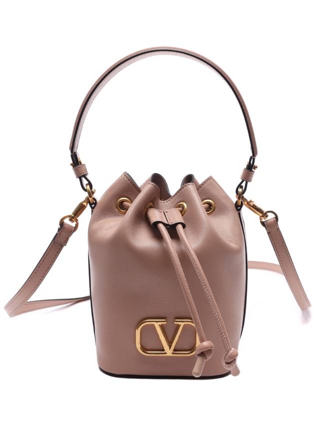 Women's V Logo Bucket Shoulder Bag 4W2P0Z44 VNL GF9 24S - VALENTINO - BALAAN 1