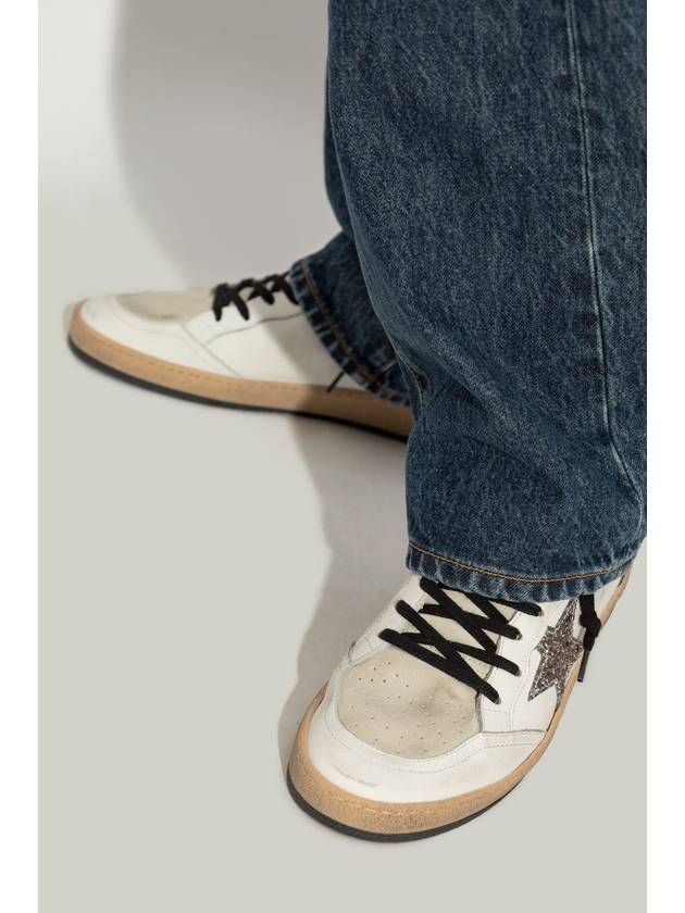 Deluxe Brand Ball Star Lace-Up Low Top Sneakers White - GOLDEN GOOSE - BALAAN 3