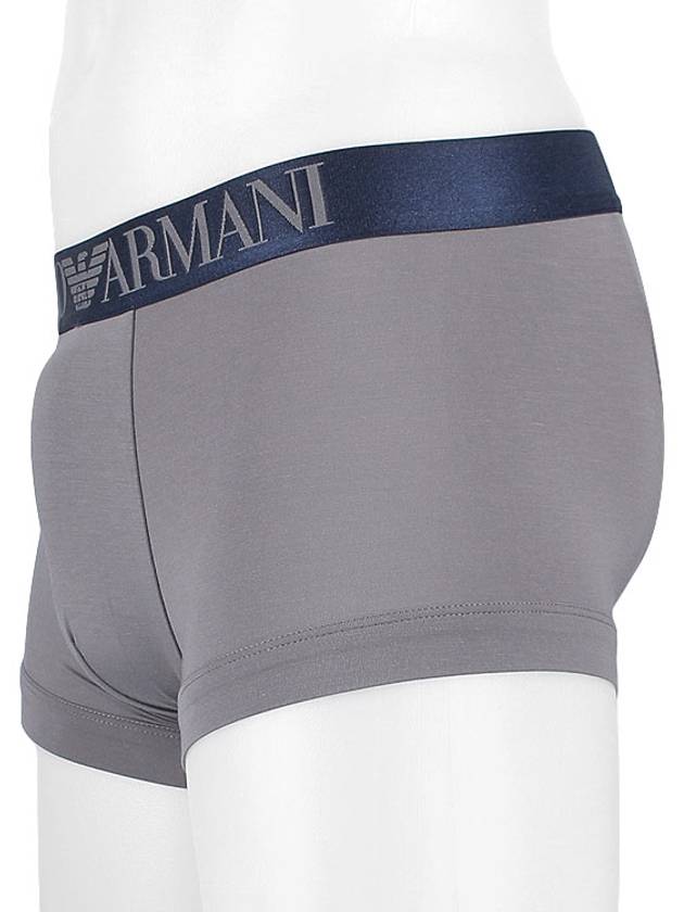 Soft Modal Trunk Briefs Grey - EMPORIO ARMANI - BALAAN 4