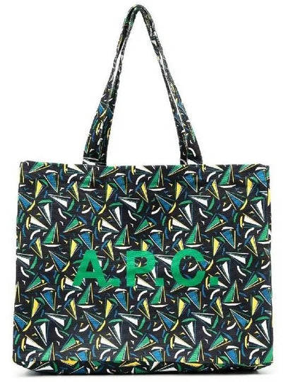 Diane Boat Pattern Tote Bag Green - A.P.C. - BALAAN 2