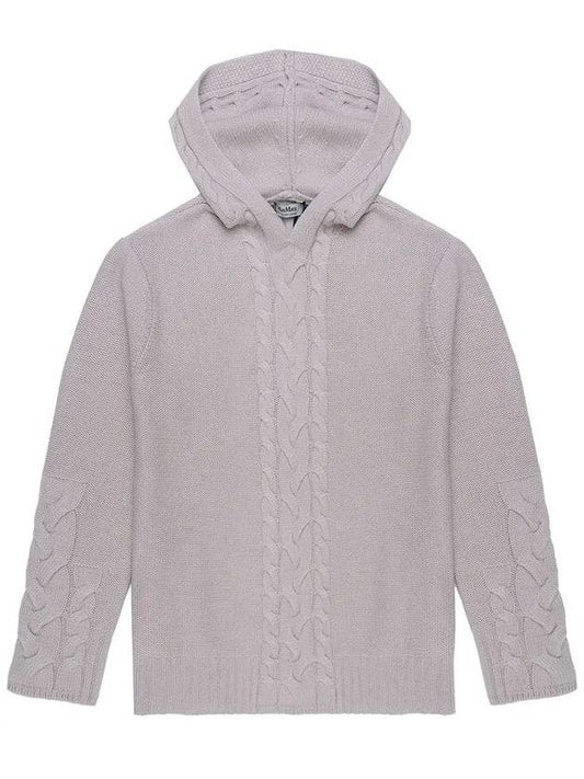 ANIME Wool Cashmere Hooded Sweater Beige ANIME 001 - MAX MARA - BALAAN 1