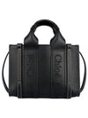 Woody Logo Calf Leather Mini Tote Bag Black - CHLOE - BALAAN 2