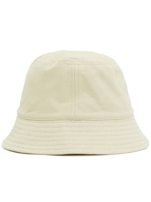 Haley Embroidered Logo Bucket Hat Ivory - ISABEL MARANT - BALAAN 5