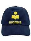 Tyron Logo Ball Cap Navy - ISABEL MARANT - BALAAN 3