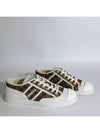 GG Low Top Sneakers Beige Ebony - GUCCI - BALAAN 6