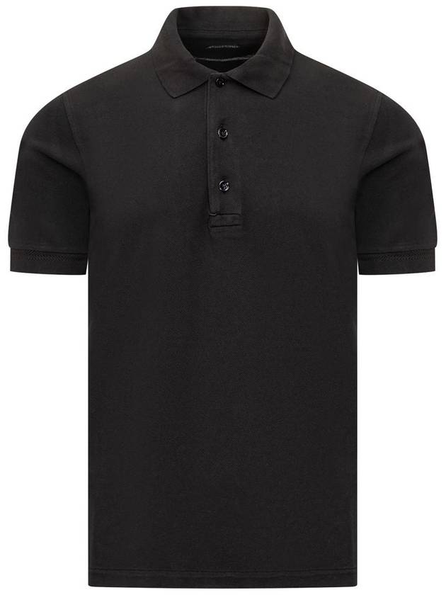 Tom Ford Lyocell Piquet Polo - TOM FORD - BALAAN 1