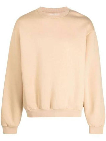 Crew Neck Sweatshirt Light Camel - ACNE STUDIOS - BALAAN 1