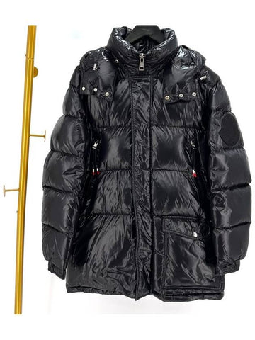 Genius Big Logo Padding Black Size 2 - MONCLER - BALAAN 1