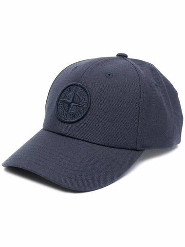 Logo Wappen Ball Cap Navy - STONE ISLAND - BALAAN 1