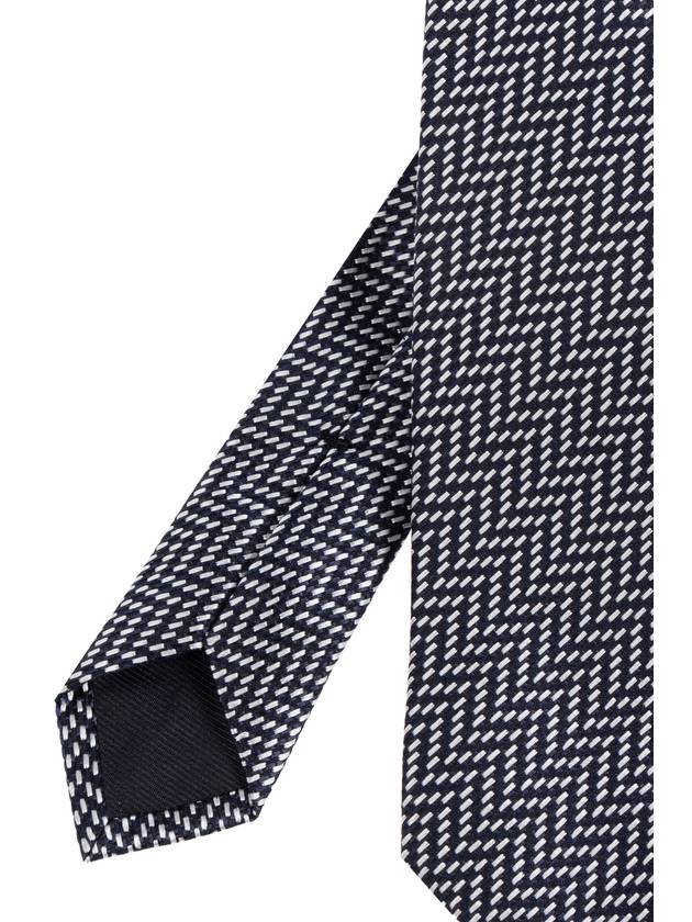 Tom Ford Silk Tie, Men's, Navy Blue - TOM FORD - BALAAN 3