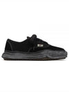 A12FW729 BLKBLK BAKER OG Sole Canvas Suede Low Top Sneakers - MIHARA YASUHIRO - BALAAN 2