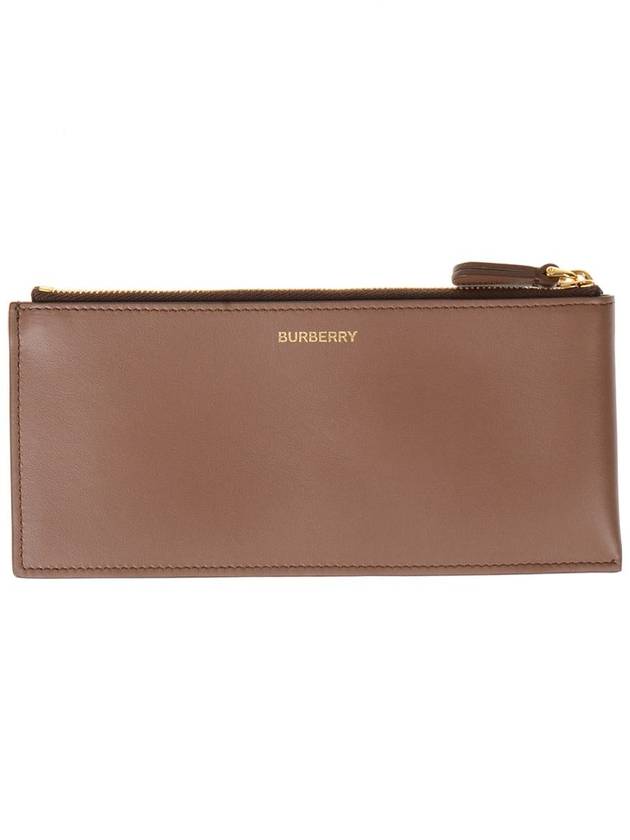 TB Logo Travel Long Wallet Black - BURBERRY - BALAAN 5