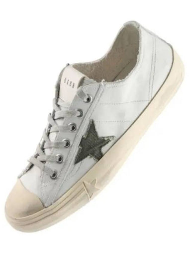 V Star Sneakers Leather Upper Canvas - GOLDEN GOOSE - BALAAN 1